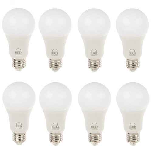 لامپ ال ای دی 10 وات بروکس مدل A-60 پایه E27 بسته 8 عددی