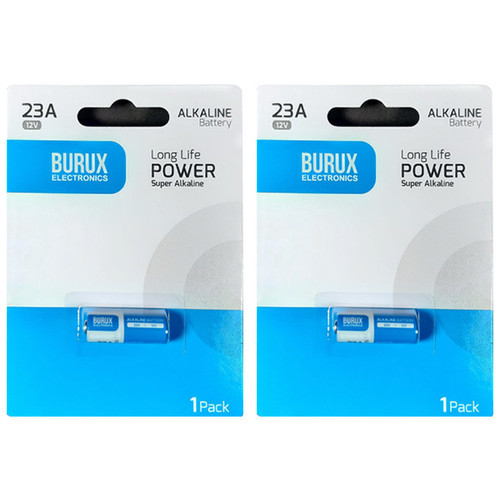 باتری 23A بروکس مدل آلکالاین بسته 2 عددی