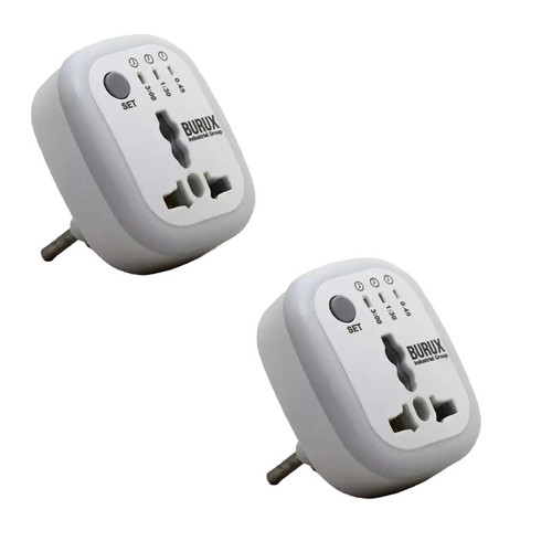 مبدل برق بروکس مدل 3 به 2 تایمردار بسته 2 عددی